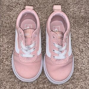 Toddler Light Pink Vans Slip-On Size 6T